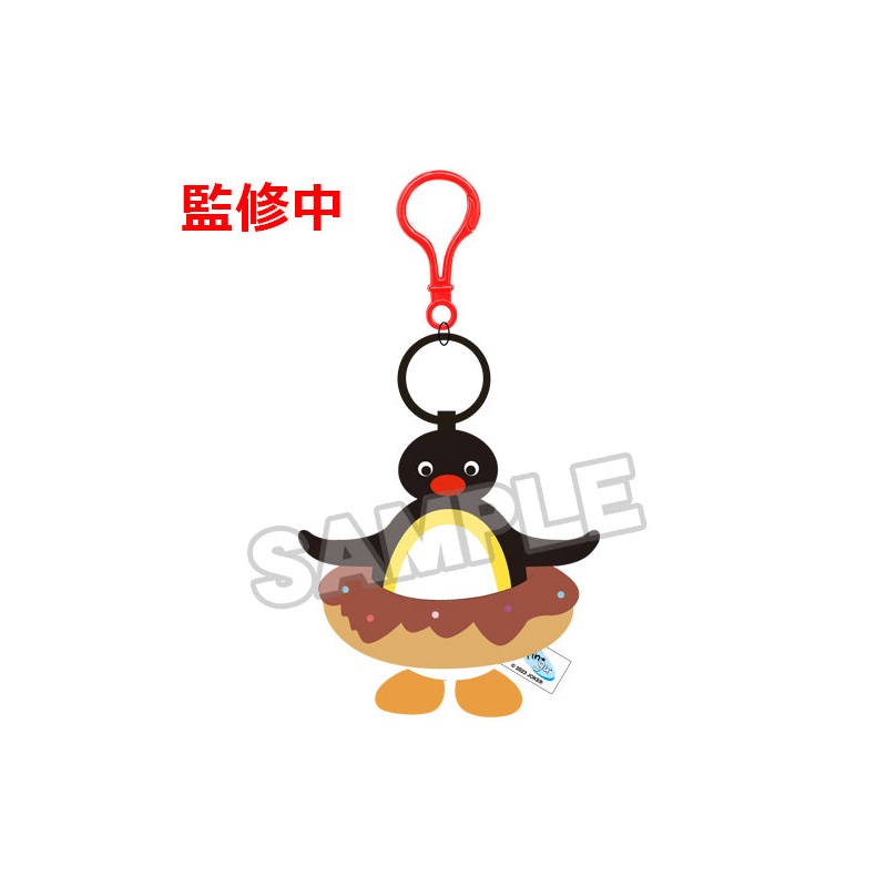 Pingu Good Smile Moment Mokomoko Mascot Key Chain Donut