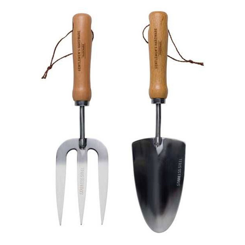 Ensemble de fourche et de truelle respectueuse de la quincaillerie